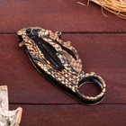 Нож-керамбит «Ящерицы», лезвие 6 см, с фиксатором - Фото 3