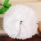 Цветы искусственные "Гвоздика трио" 11*58 см, белый - фото 809151095