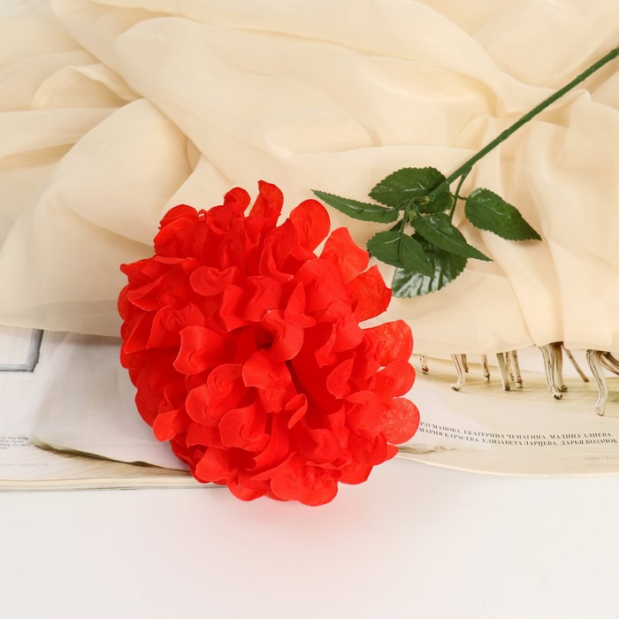 Цветы искусственные "Герань королевская" 16х60 см, красный - Фото 1