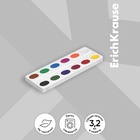 Акварель медовая ErichKrause Basic, 12 цветов, без кисти, пластик, картонный пенал - Фото 4