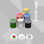 Гуашь 6 цветов × 17 мл ErichKrause, в картонной упаковке - Фото 4