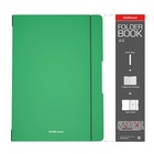 Тетрадь А4, 48 листов в клетку ErichKrause FolderBook, пластиковая обложка, тиснение фольгой, зелёная 4732265