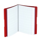 Тетрадь А4, 48 листов в клетку ErichKrause FolderBook, пластиковая обложка, тиснение фольгой, красная 4732266