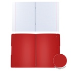 Тетрадь А4, 48 листов в клетку ErichKrause FolderBook, пластиковая обложка, тиснение фольгой, красная 4732266