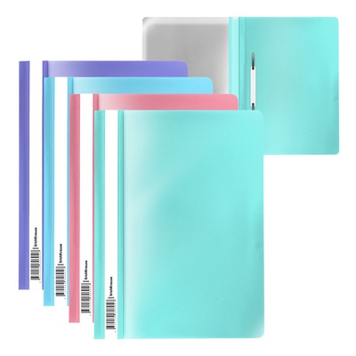 Папка-скоросшиватель А4 ErichKrause Fizzy Pastel, МИКС