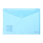 Папка-конверт на кнопке А4, 180 мкм, ErichKrause Diagonal Pastel, с тиснением, непрозрачная, микс - Фото 6