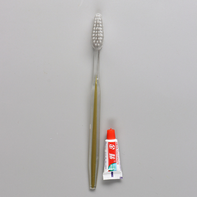 Зубной набор в пакете: зубная щётка 18 см + зубная паста 3 г - Фото 1