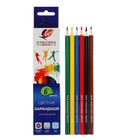 Цветные карандаши 6 цветов "Классика", шестигранные - фото 25149649