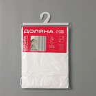 Штора для ванны Доляна «Классика», 180×180 см, EVA, белая - Фото 4