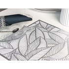 Салфетка сервировочная на стол Доляна «Листопад», 45×30 см, серебряная - Фото 7