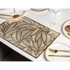 Салфетка сервировочная на стол Доляна «Листопад», 45×30 см, золотая - Фото 4
