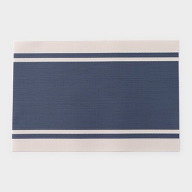 Салфетка сервировочная на стол «Дорога», 45?30 см, синяя (комплект 12 шт)