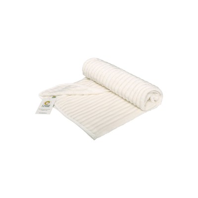 Плюшевый плед «Зефирный», размер 90 × 90 см, велсофт, молочный