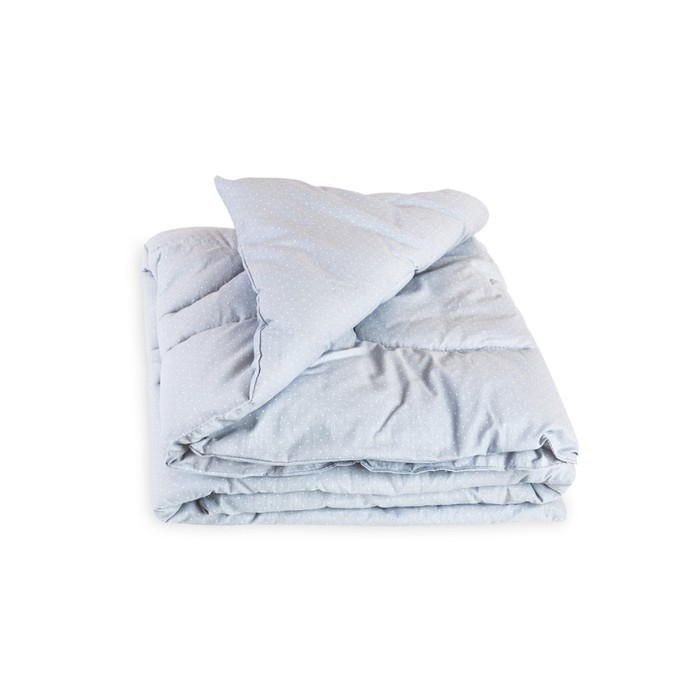 Одеяло стеганое, размер 110 × 140 см, бязь, холлофайбер
