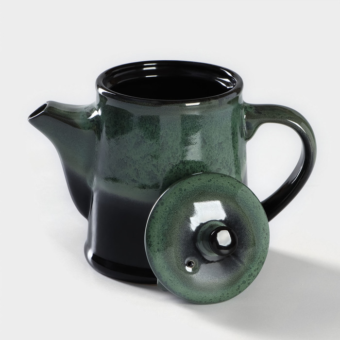 Чайник Verde notte, 500 мл, h=14,5 см, микс - фото 1905609432