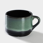 Чашка чайная Verde notte, 350 мл, фарфор - фото 4623853
