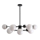 Люстра "Баренса" 12х40Вт E27 черный 86х86х75 см BayerLux - Фото 3