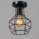 Люстра «Ортико» 1×60 Вт E27 черный 13×13×23 см BayerLux - Фото 2