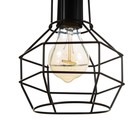 Люстра «Ортико» 1×60 Вт E27 черный 13×13×23 см BayerLux - Фото 5