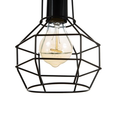 Люстра «Ортико» 1×60 Вт E27 черный 13×13×23 см BayerLux