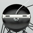 Люстра «Ортико» 1×60 Вт E27 черный 13×13×23 см BayerLux - Фото 6