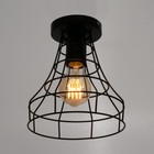 Люстра «Конти» 1×60 Вт E27 черный 18×18×22 см - Фото 2