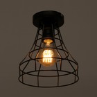 Люстра «Конти» 1×60 Вт E27 черный 18×18×22 см - Фото 3