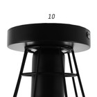 Люстра «Конти» 1×60 Вт E27 черный 18×18×22 см - Фото 4