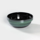 Тарелка Хорекс Verde notte, 600 мл, d=15.5 см, фарфор, зелёная - Фото 1