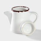 Чайник фарфоровый Antica perla, 500 мл, h=14,5 см - Фото 3