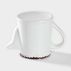 Чайник фарфоровый Antica perla, 500 мл, h=14,5 см - Фото 6