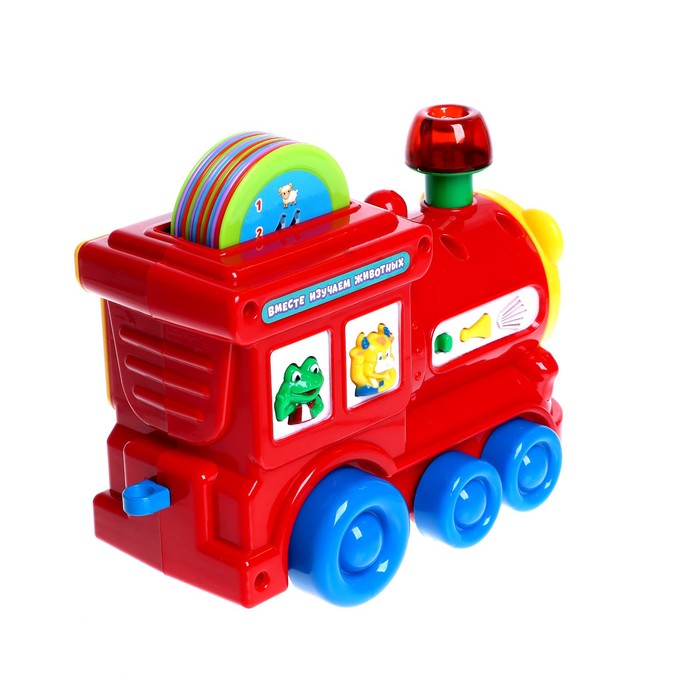 Развивающая игрушка «Умный паровозик», свет, звук - фото 1882019118