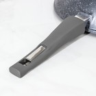 Сковорода - Вок Мечта «Гранит», 3.7 л, d=28 см, съёмная ручка, антипригарное покрытие, литой алюминий, серая - Фото 6