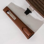 Сковорода-гриль «Гранит», 26×26 см, съёмная ручка, стеклянная крышка, антипригарное покрытие, цвет коричневый - фото 4293533