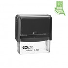 Оснастка для штампа автоматическая COLOP Printer Сompact 50, 30 x 69 мм, корпус чёрный - фото 300038004