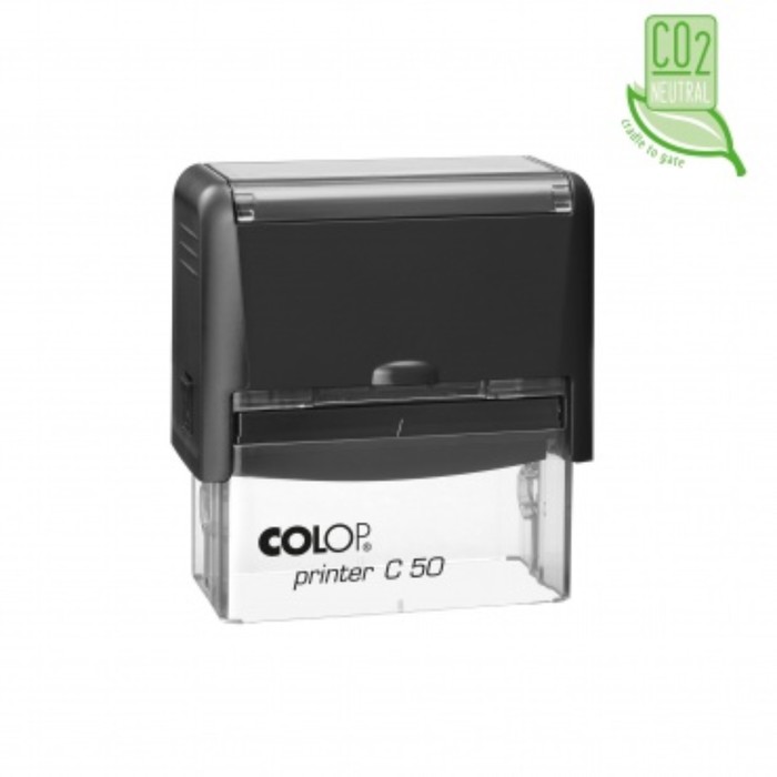 Оснастка для штампа автоматическая COLOP Printer Сompact 50, 30 x 69 мм, корпус чёрный