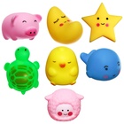 Резиновые игрушки для ванны Крошка Я «Милые игрушки», с пищалкой, 7 шт. - Фото 11