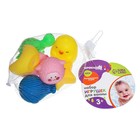 Набор резиновых игрушек для ванны «Милые игрушки», с пищалкой, 7 шт, Крошка Я - фото 8190051