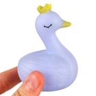 Резиновые игрушки для ванны «Зайка, лебедь, уточка», с пищалкой, в наборе 3 шт. - Фото 6