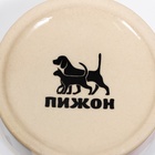 Миска керамическая «Хомячок» 65 мл, 6.3×4.5 см, бежевая с принтом - Фото 6