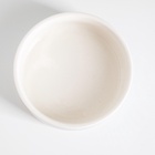 Миска «Полоски», 200 мл, 10.5×10.5×4 см, керамика, белая, синяя - Фото 4