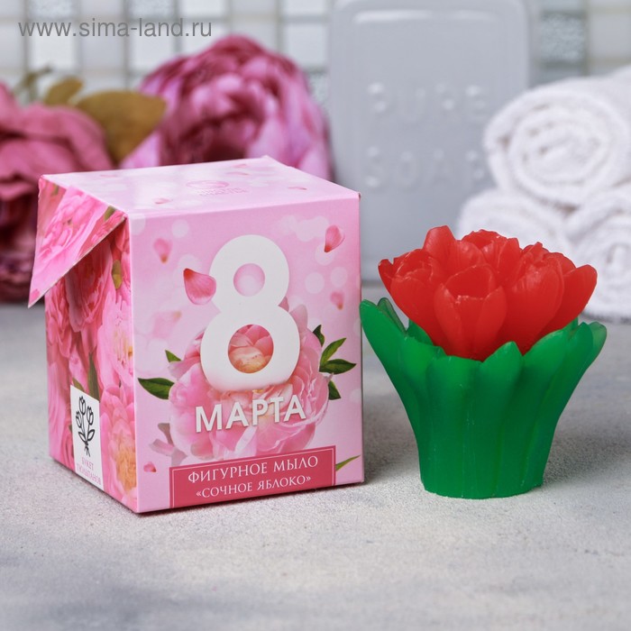 Мыло "8 Марта" букет тюльпанов - Фото 1