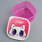 Ланч - бокс квадратный «Котик», 700 мл - Фото 3