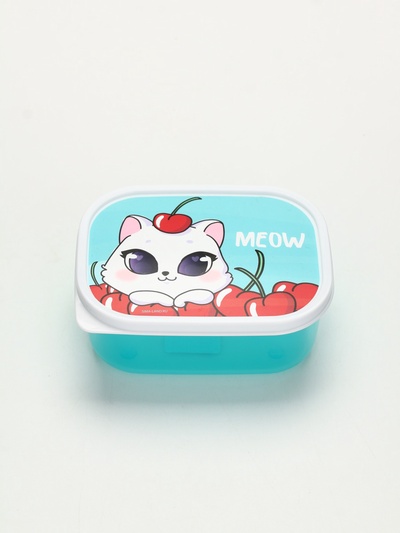 Ланч - бокс прямоугольный Meow, 500 мл