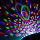 Световой прибор «НЛО» 12 см, динамик, свечение RGB, 220 В - Фото 7