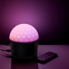 Световой прибор «Хрустальный шар» 10 см, динамик, AUX, свечение RGB, 220 В - Фото 2