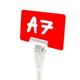 Ценник для надписей меловым маркером А7, цвет красный