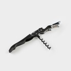 Набор для вина Доляна «Бургундия», 4 предмета: каплеуловитель, штопор, кольцо, термометр - Фото 7