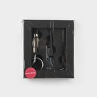 Набор для вина Доляна «Бургундия», 4 предмета: каплеуловитель, штопор, кольцо, термометр - Фото 9