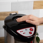 УЦЕНКА Термопот электрический Luazon LET-5001, 750 Вт, 5.8 л, 3 способа подачи воды, серый - Фото 5